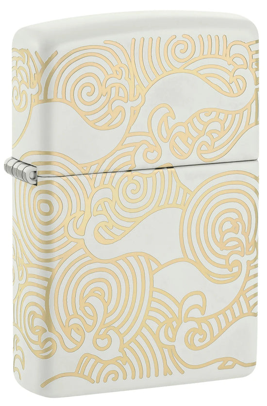 Zippo Lighter - Swirling Waves
