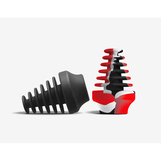 Lighter USA The Plug Silicone Cart Rig Adapter 2-Pack - Black Widow