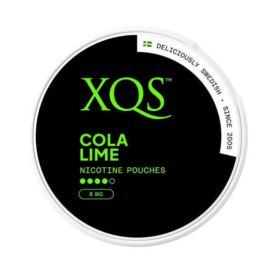 XQS Cola Lime 8mg Nicotine Pouches (5 Pack)