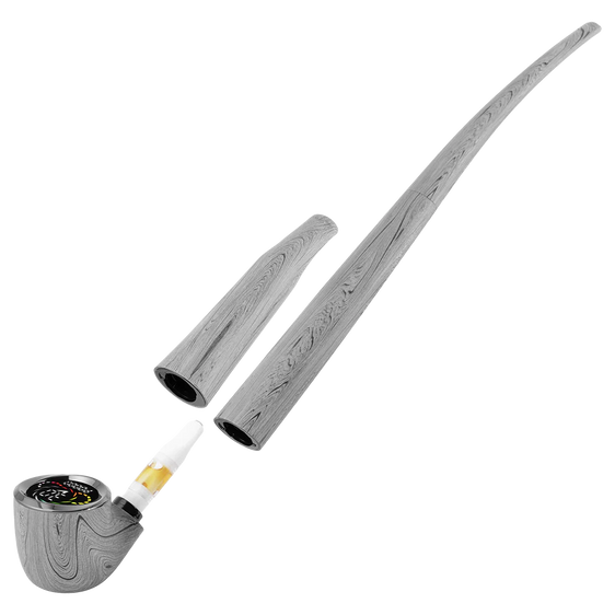 Pulsar DL Wizard Pipe - 510 Battery - Driftwood