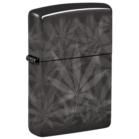 Zippo Lighter - Cannabis Leaves