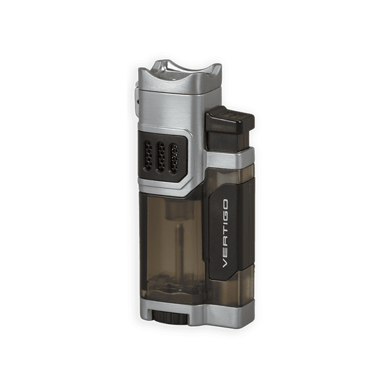 Vertigo Regal Quad Torch Lighter - Chrome