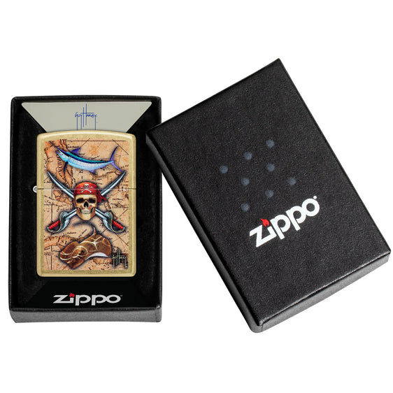 Zippo Lighter - Guy Harvey Skull & Crossbones