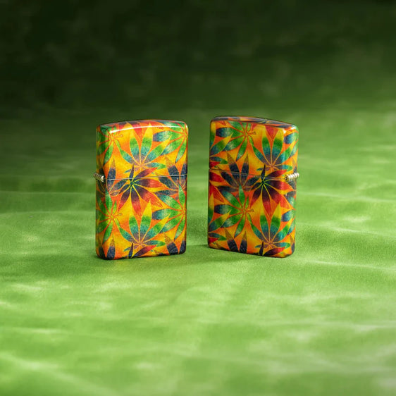 Zippo Lighter - Colorful Cannabis