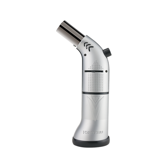 Vector Vectorch II Double Torch + Butane Refill - Silver Rubber Matte