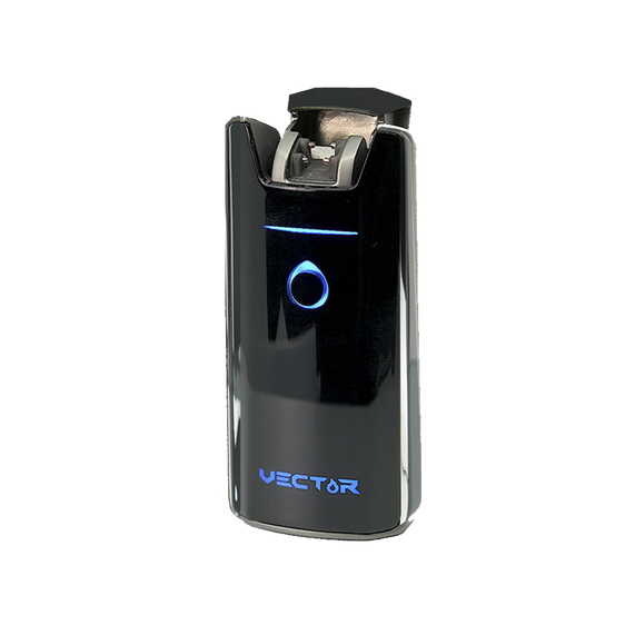 Vector Cosmo Double Flame Lighter - Sparkle Black