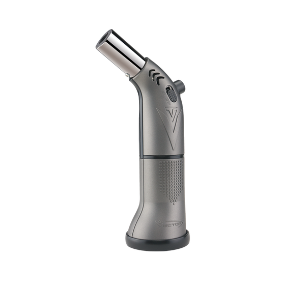 Vector Vectorch II Double Torch + Butane Refill - Gray Rubber Matte