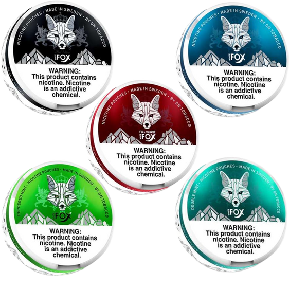 White Fox Nicotine Pouches Variety 5 Pack