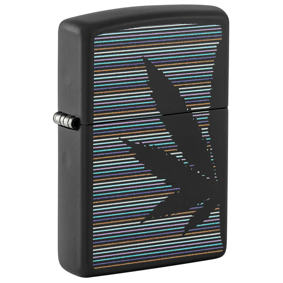 Zippo Lighter - Pinstripes Cannabis Leaf