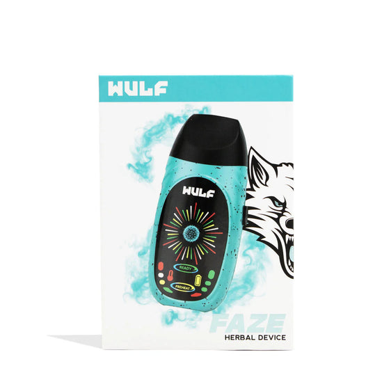 Wulf Mods FAZE - Dry Herb Vaporizer - Teal Black Spatter