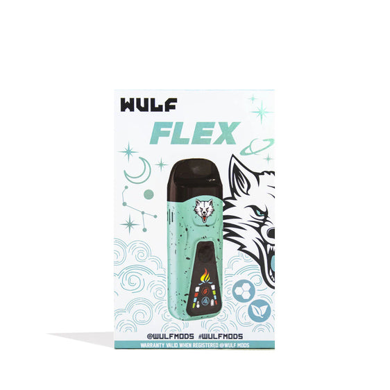 Wulf Mods Flex Dual Use Vaporizer - Teal Black Splatter