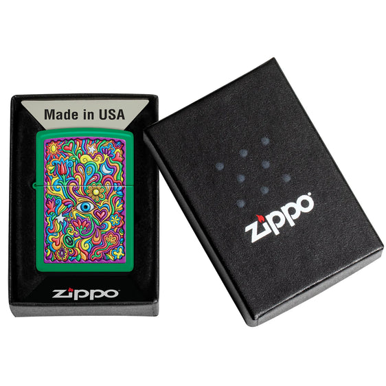 Zippo Lighter - Trippy