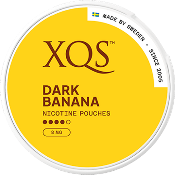 XQS Nicotine Pouches Dark Banana - 8MG
