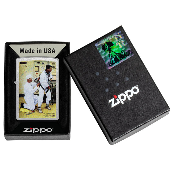 Zippo Lighter - Norman Rockwell "Astronaut"