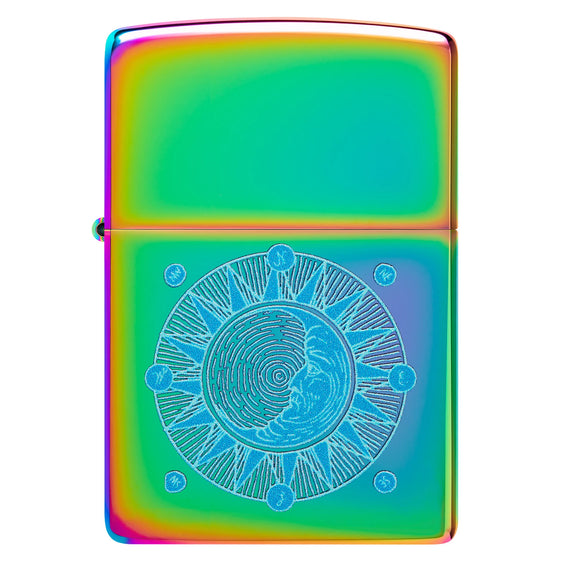 Zippo Lighter - Multi-Color Sun