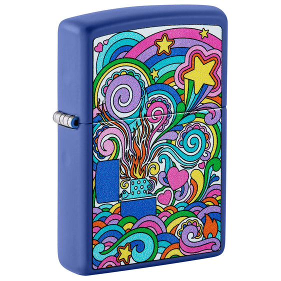 Zippo Lighter - Stars & Swirls