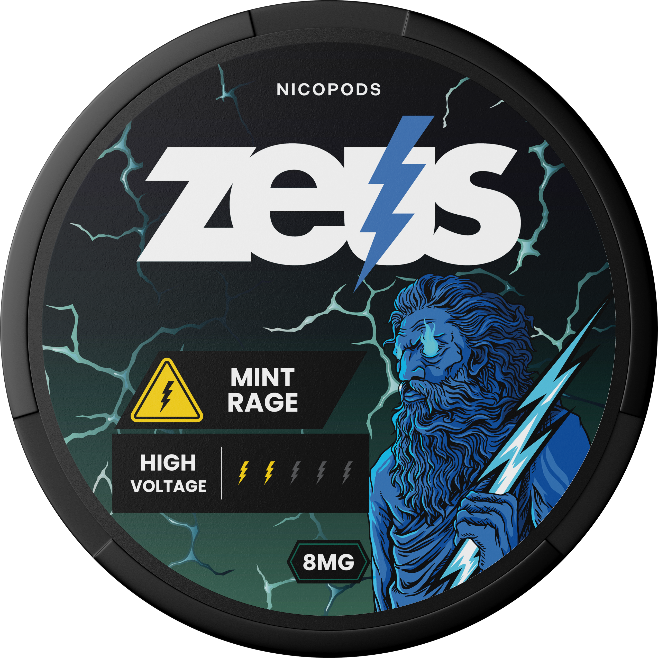 マグトラ　サケノスケ48g　マグナス50g Zeus Mint Rage Nicotine Pouches 5 Pack | Lighter USA