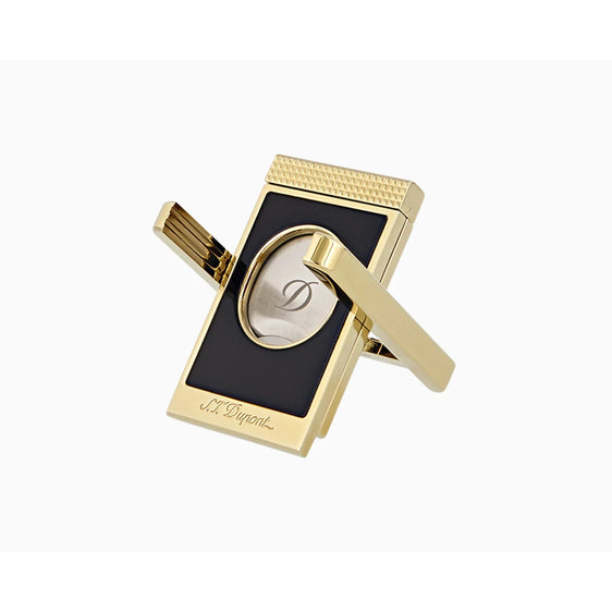 S.T. Dupont Cigar Cutter Stand - Black & Gold - Lighter USA