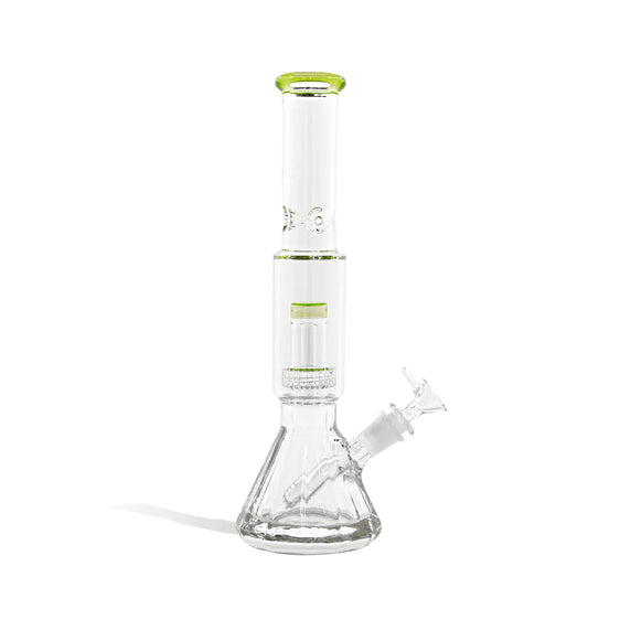 Thick Based Water Pipe with Shower Head Percolator - 12 Inch