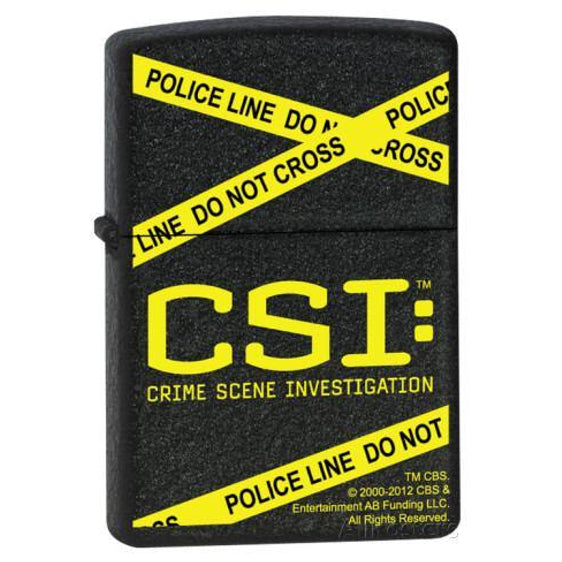 Zippo Lighter - CSI : Crime Scene Investigation Logo