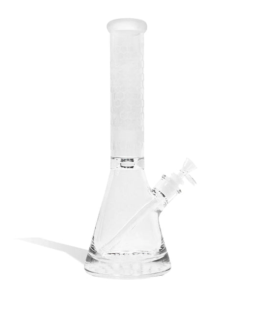 Premium Etched Water Pipe with Heavy Base - 14 Inch