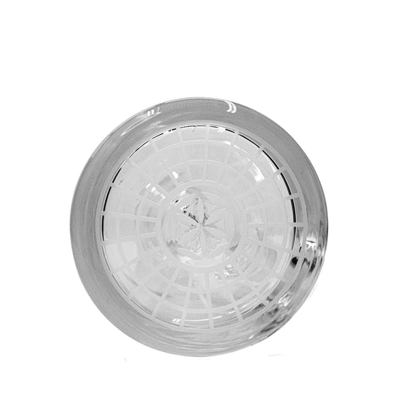 Premium Etched Water Pipe with Heavy Base - 14 Inch