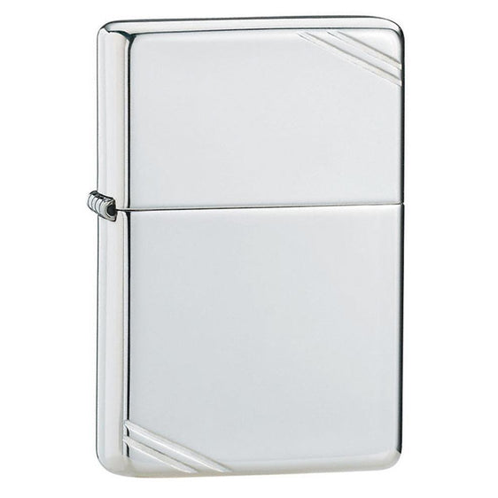 Zippo Lighter - Vintage High Polish Sterling Silver