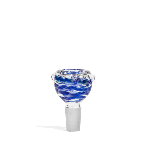 Inside Out Blue Colored Bowl - 14mm - Lighter USA