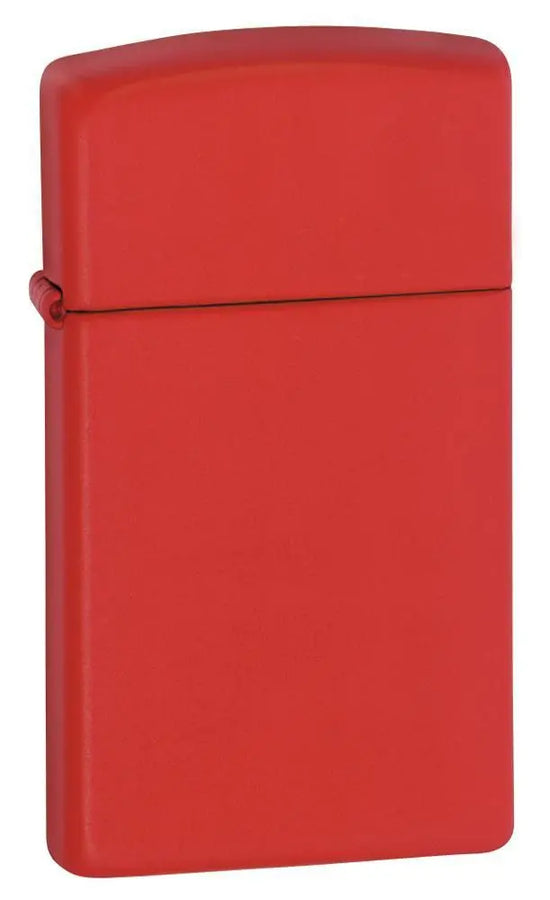 Zippo Lighter - Slim Red Matte