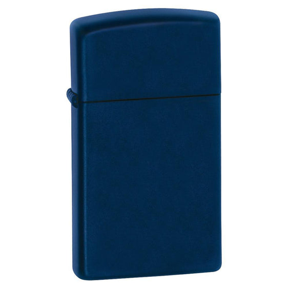 Zippo Lighter - Slim Navy Blue Matte - Lighter USA
