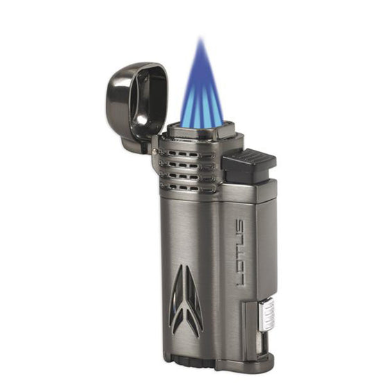 Lotus Lighter Defiant L65 Quad Jet Lighter w/ Cigar Punch