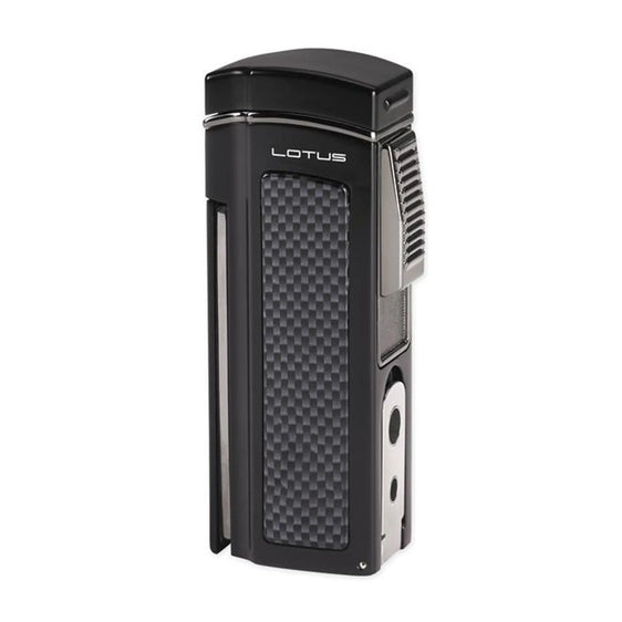 Lotus Dominator Quad Torch Table Lighter - Black Matte