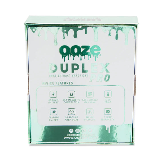Ooze Duplex Pro - Cartridge & Wax Vaporizer