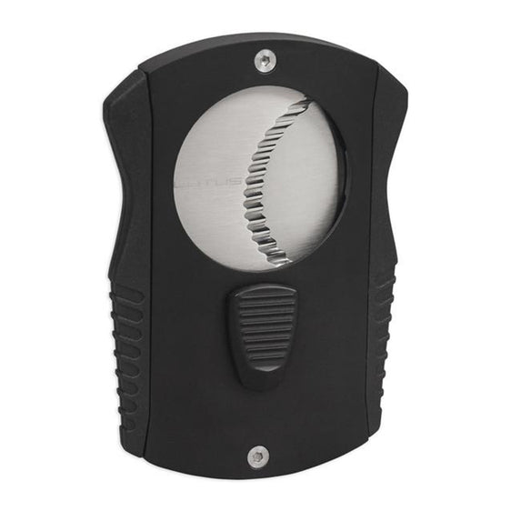 Lotus Barracuda Serrated 80-Ring Gauge Cigar Cutter - Black Matte
