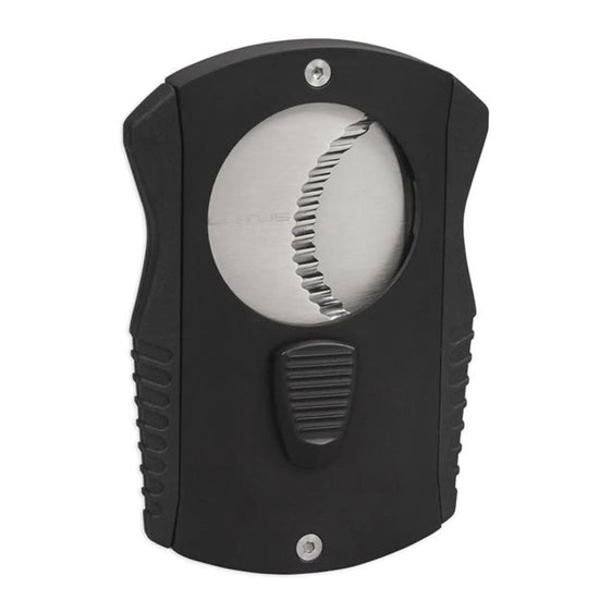 Lotus Barracuda Serrated 80-Ring Gauge Cigar Cutter - Black Matte
