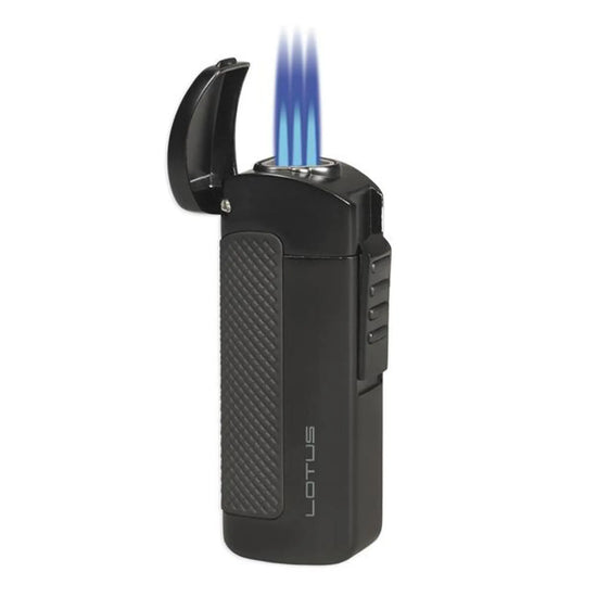Lotus Lighter CEO L66 Triple Jet Lighter w/ Cigar Punch