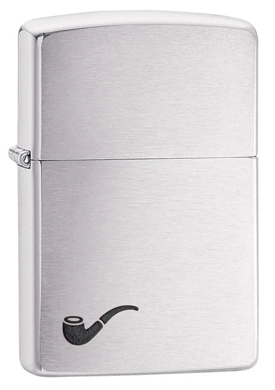 Zippo Lighter - Pipe Lighter Brushed Chrome