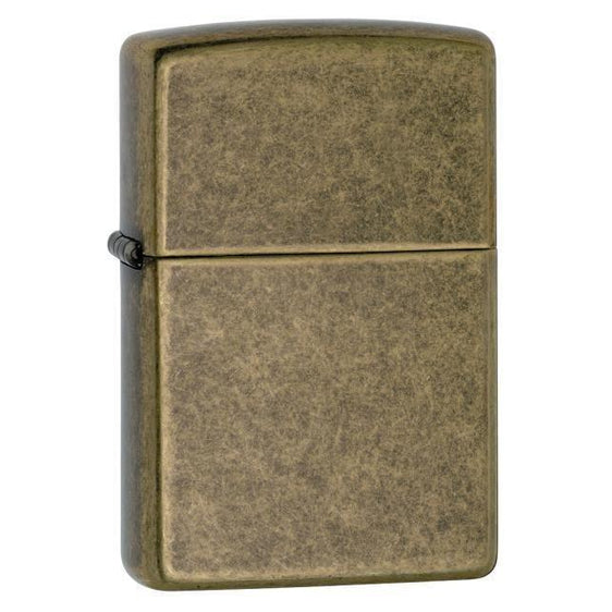 Zippo Lighter - Antique Brass