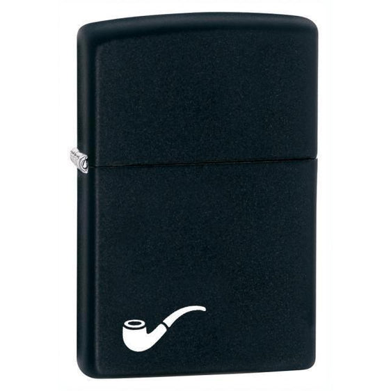 Zippo Lighter - Black Matte Pipe Lighter