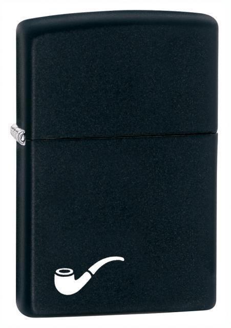 Zippo Lighter - Black Matte Pipe Lighter