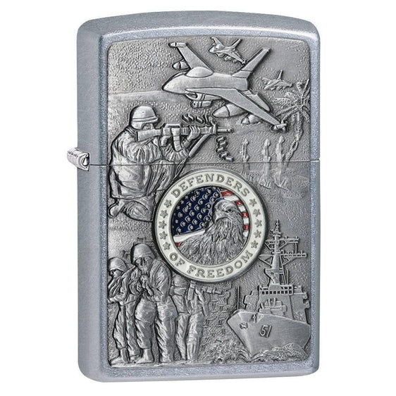 Zippo Lighter - Joined Forces Street Chrome
