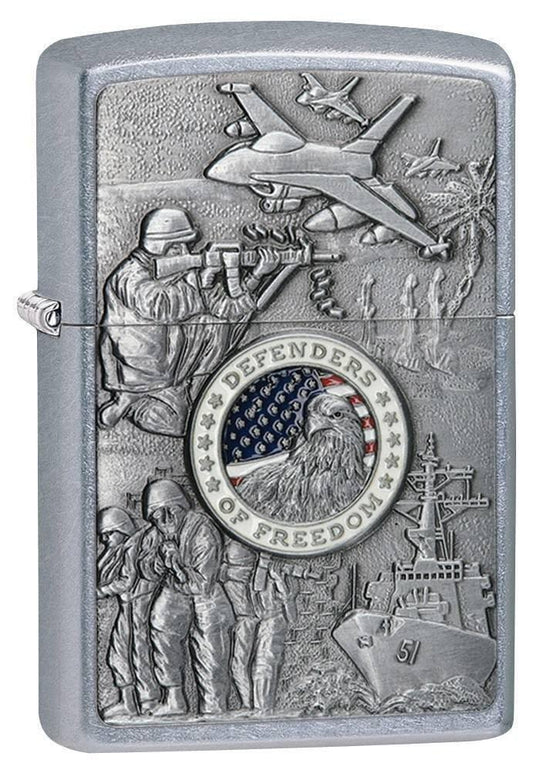 Zippo Lighter - Joined Forces Street Chrome