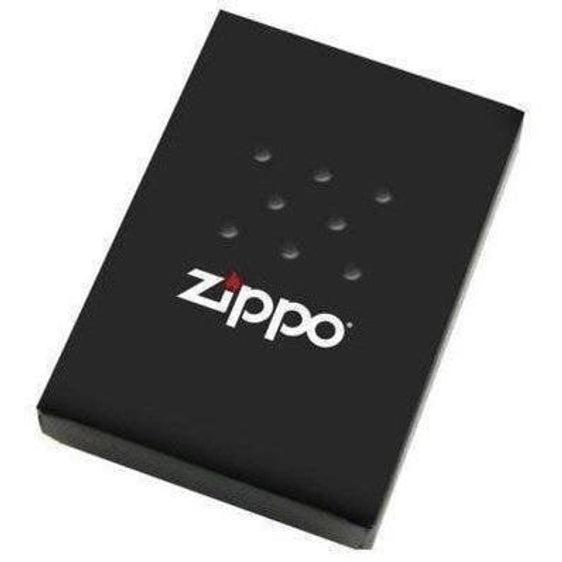Zippo Lighter - Resting Cowboy Brushed Chrome