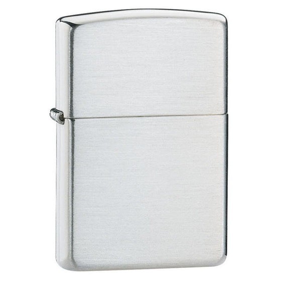 Zippo Lighter - Armor Brushed Sterling Silver