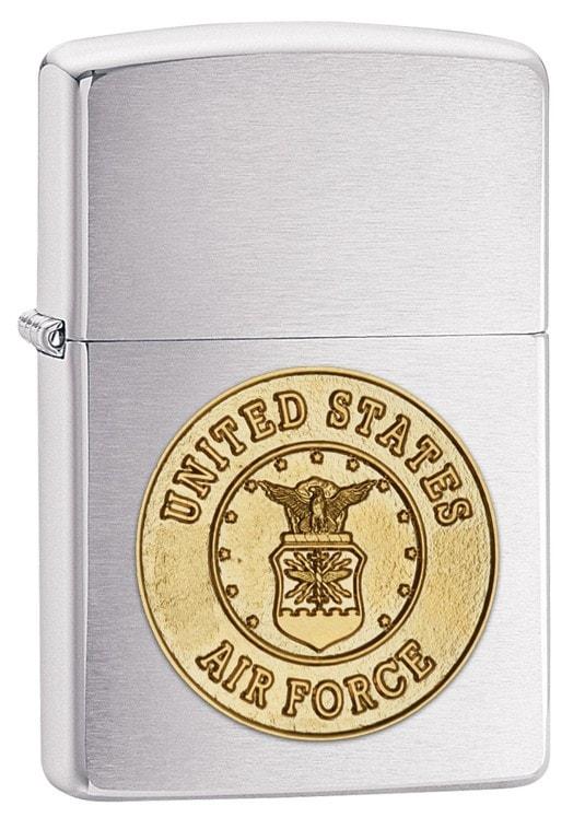 Zippo Lighter - U.S. Air Force Brushed Chrome – Lighter USA