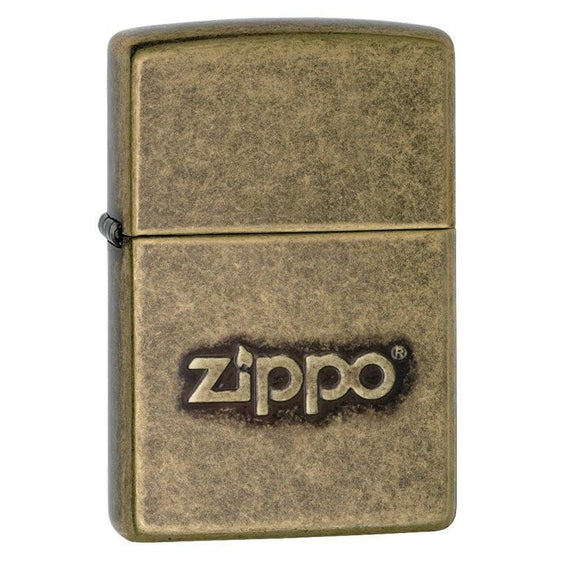 Zippo Lighter - Zippo Antique Stamp Antique Brass