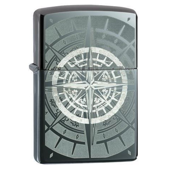 Zippo Lighter - Compass Black Ice