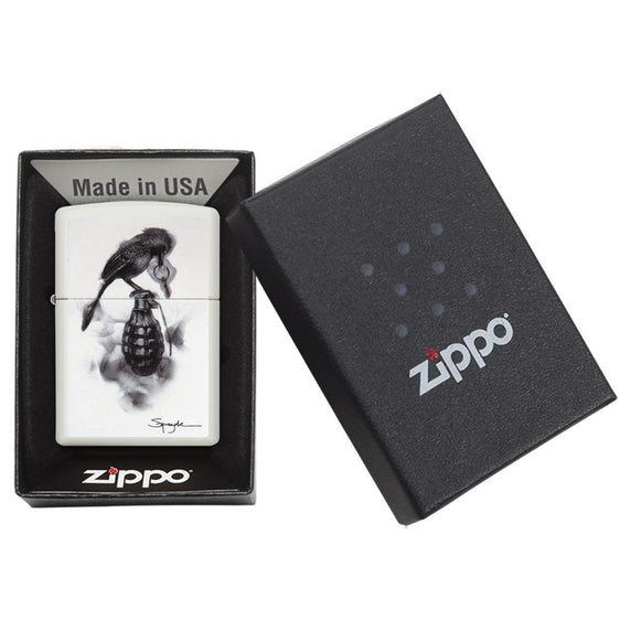 Zippo Lighter - Spazuk Raven