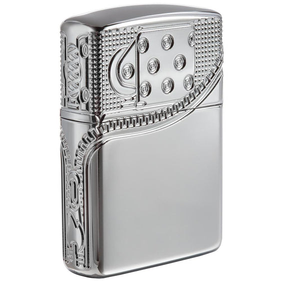 Zippo Lighter - Zipper Armor High Polish Chrome