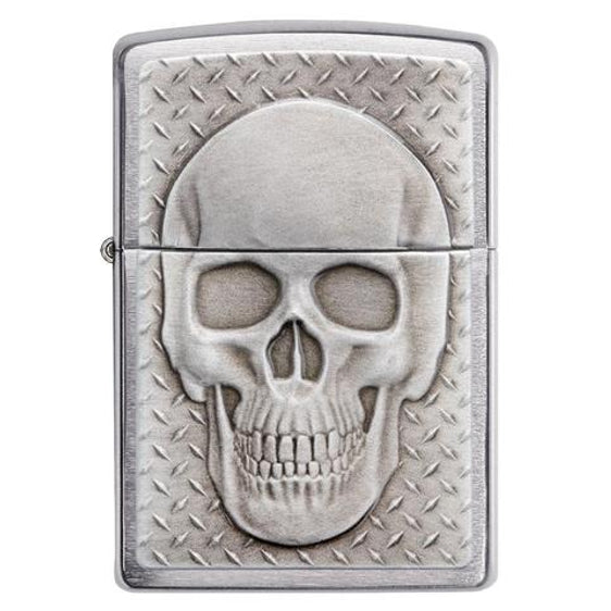 Zippo Lighter - Skull with Brain Surprise